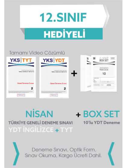 Türkiye Geneli Deneme Sınavı (TGS) - 12. Sınıf - Nisan Hediyeli (10'lu Deneme)