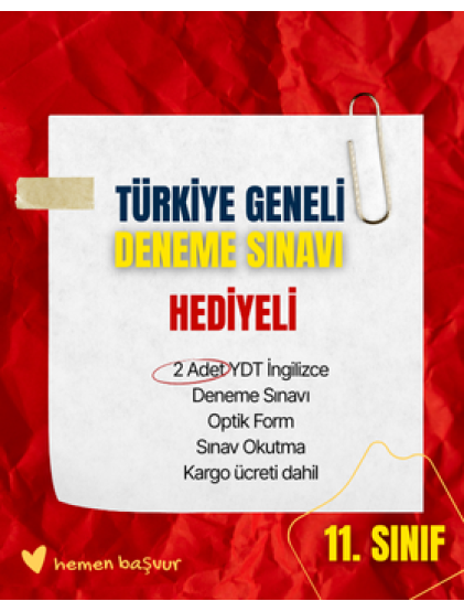 Türkiye Geneli Deneme Sınavı (TGS) - 11. Sınıf  + 10'lu YDT BOX SET